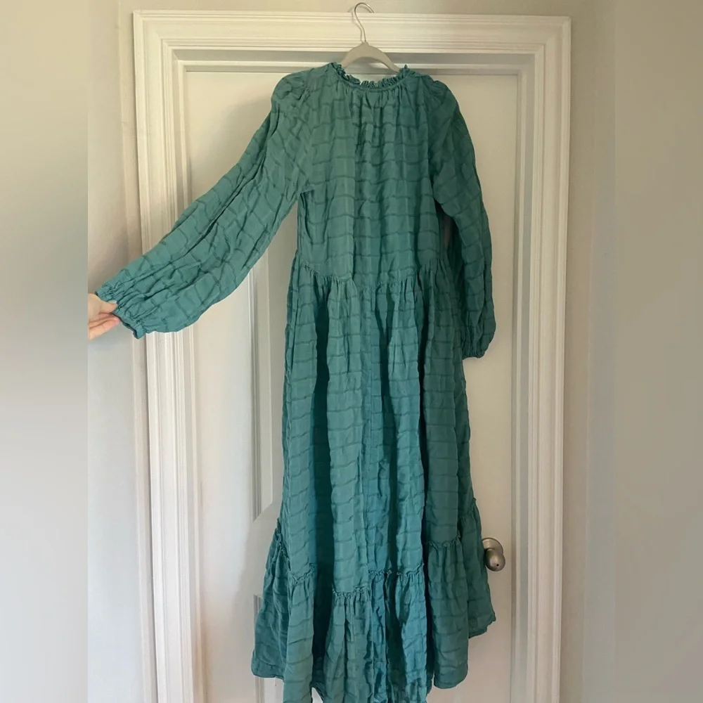 Free People Edie Maxi Dress in Teal - Picture 4 of 6
